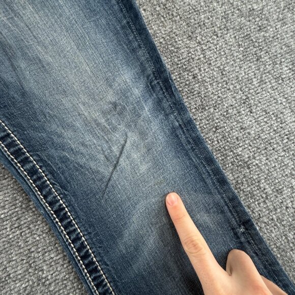 Miss Me Jeans Embellished Urban Blue Denim Women 29 Studded Bootcut ACTL 31X29 - Picture 8 of 16